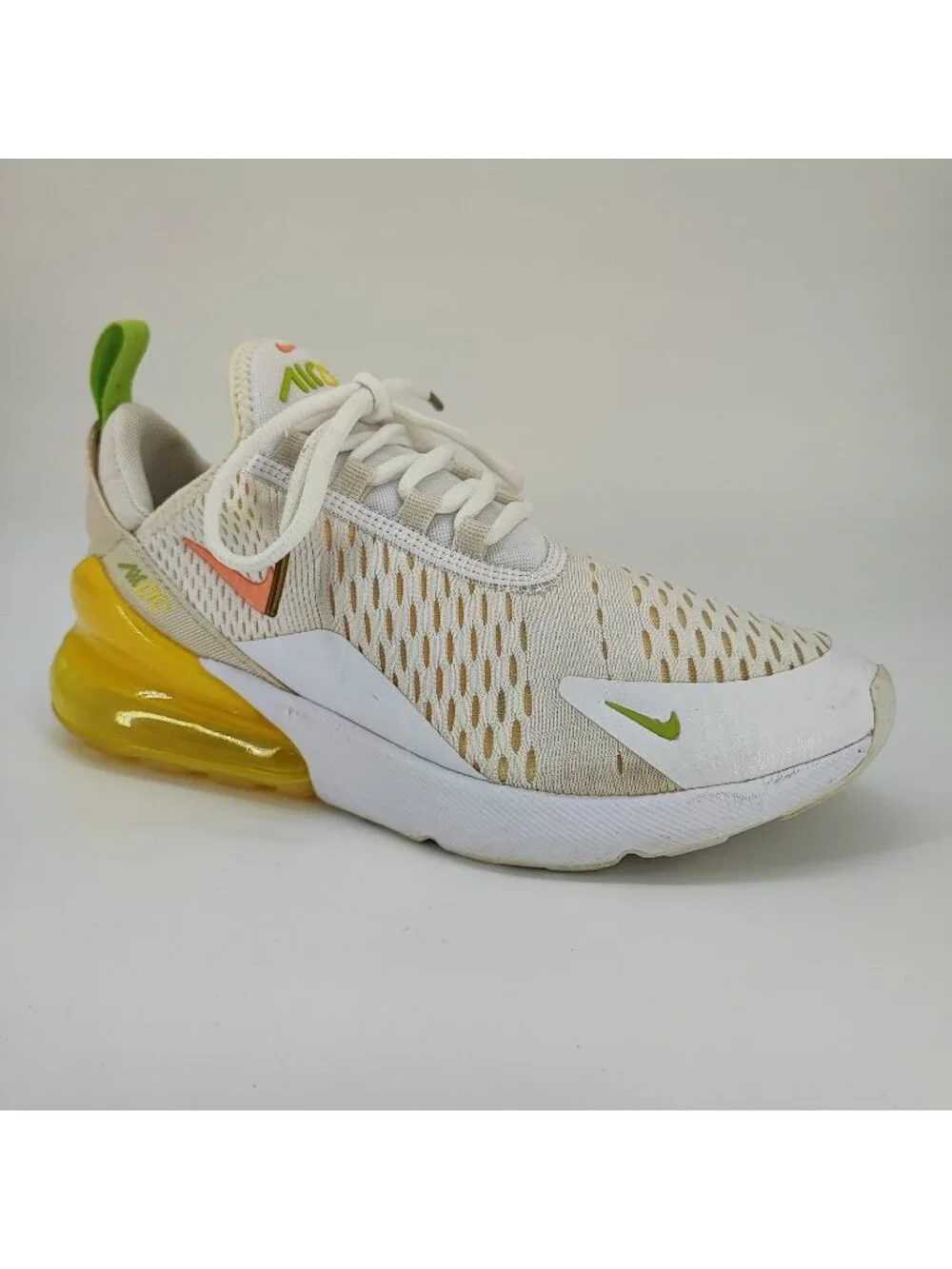 Nike Air Max 270 Women's Size 7.5 US Sneakers Mesh White DV2184-100